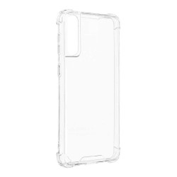 Capa de Silicone com Cantos Duas para Samsung Galaxy S21 Ultra Transparente